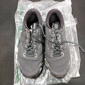 Brooks Ghost 15 Ebony Black Oyster Running Shoes Sneakers 9.5